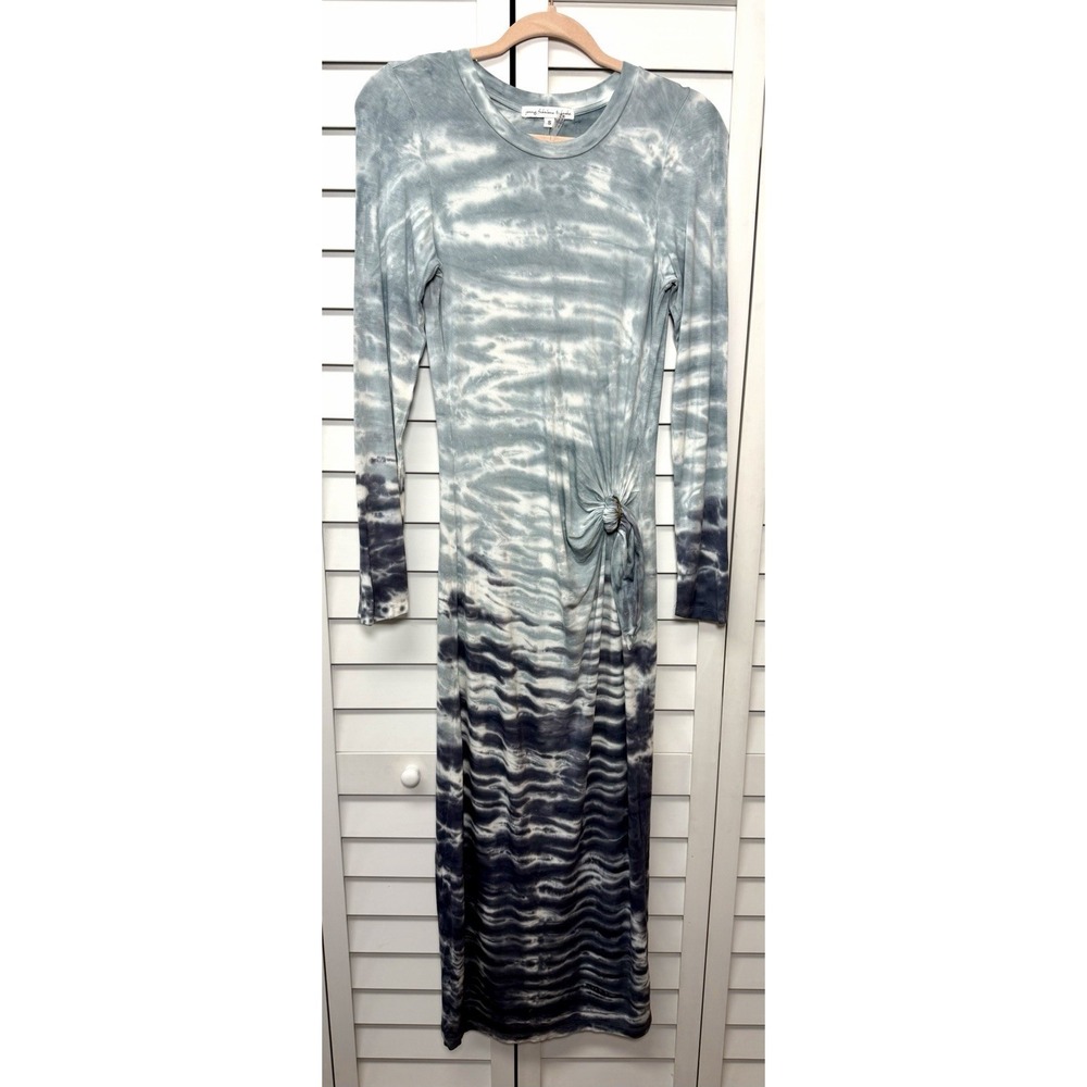 Young Fabulous & Broke YFB Bennet Ombre Tie Dye Maxi Dress Revolve Size Small